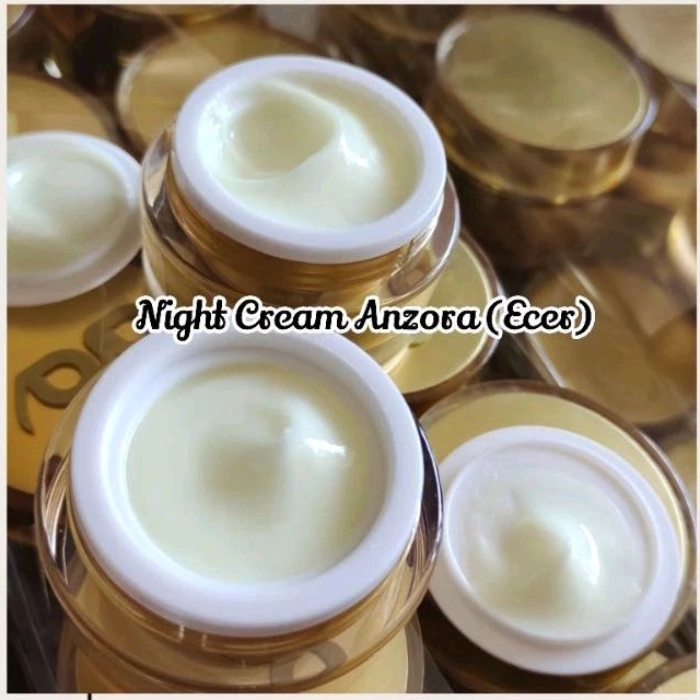 Eceran krim malam Anzora glow klinik / night cream anzora eceran