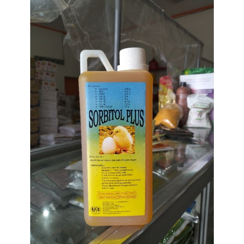 Sorbitol plus vitamin dan mineral pada unggas
