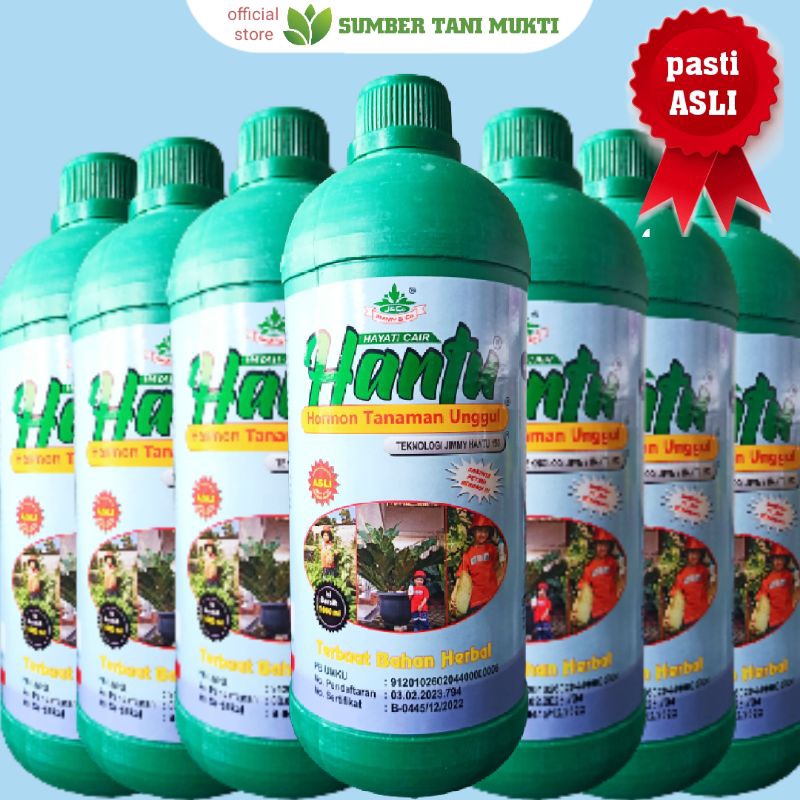 PUPUK JIMMY HANTU 1 liter MULTI GUNA MASA PERTUMBUHAN
