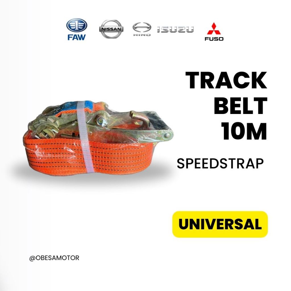 TRACKBELT 10METER SPEEDSTRAP/TALI PENGIKAT/TALI TRUK/TALI BOX TRUK