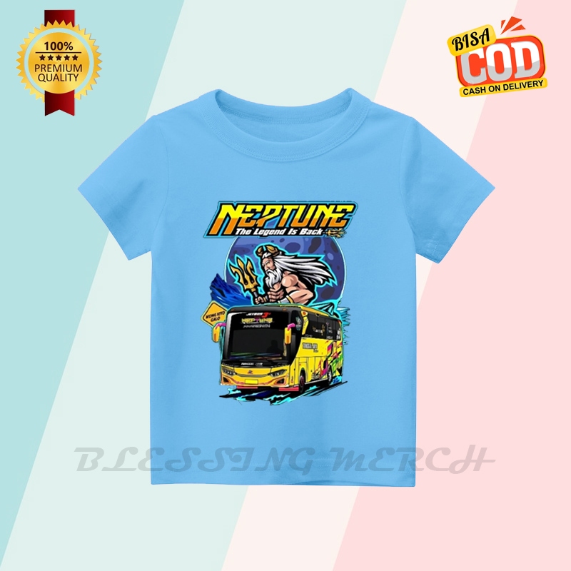 BAJU ANAK KAOS ANAK BUS NEPTUNE BISMANIA JETBUS