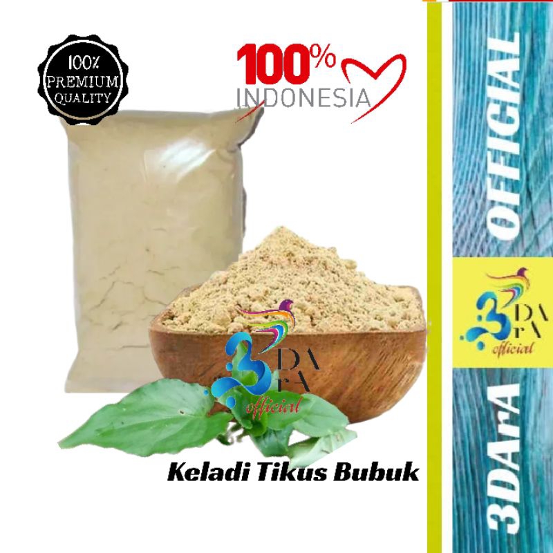 

Bubuk Keladi Tikus 500gr Murni Kualitas Premium