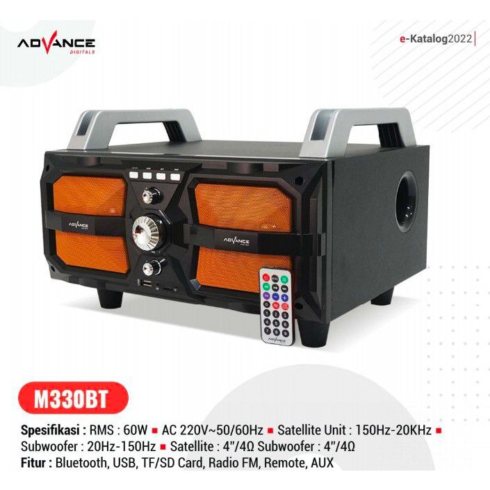 SPEAKER AKTIF ADVANCE M330BT | M340 BT | TERLARIS