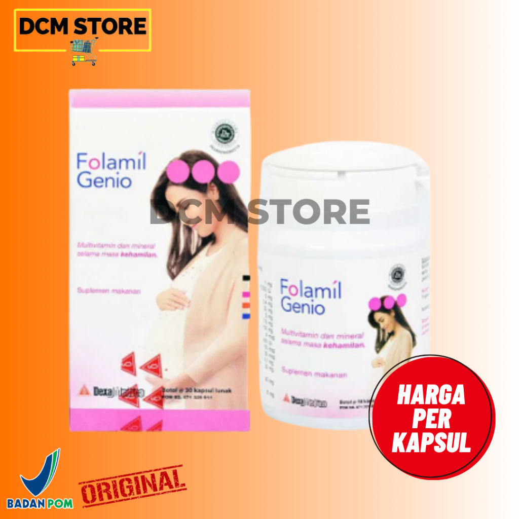 FOLAMIL GENIO VIITAMIN IBU HAMIL PER TABLET
