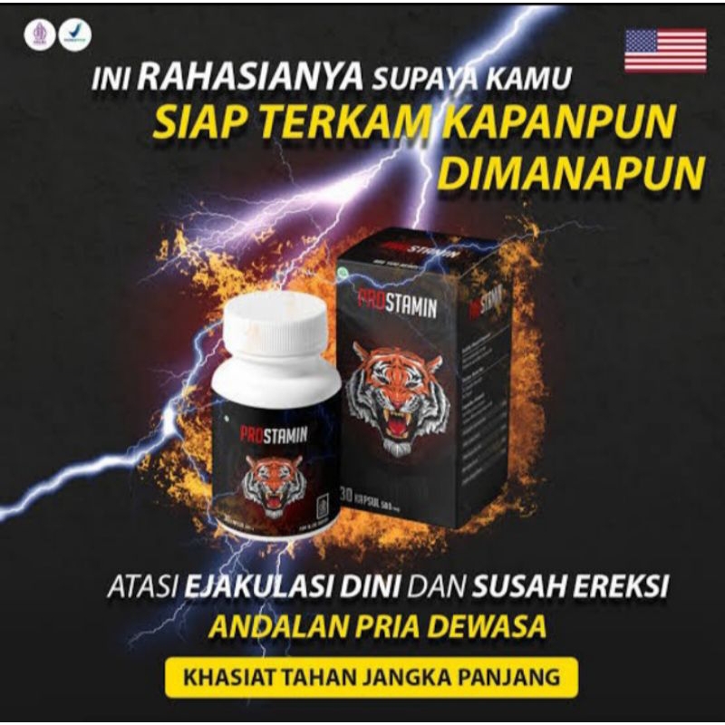 Obat Prostamin Asli Herbal Penambah Stamina Pria -Prostamin Original Bpom