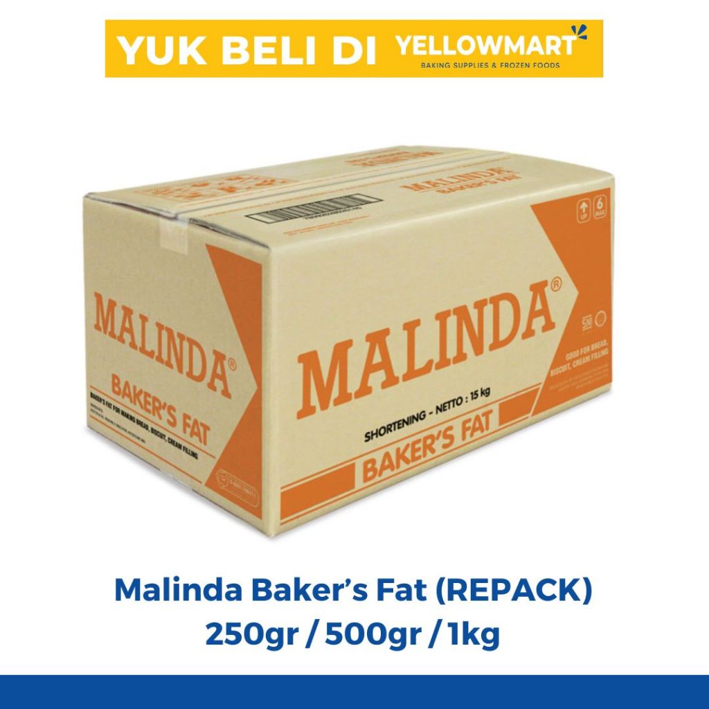 

Malinda Bakers Fat Shortening - Mentega Putih REPACK 500gr / 1kg