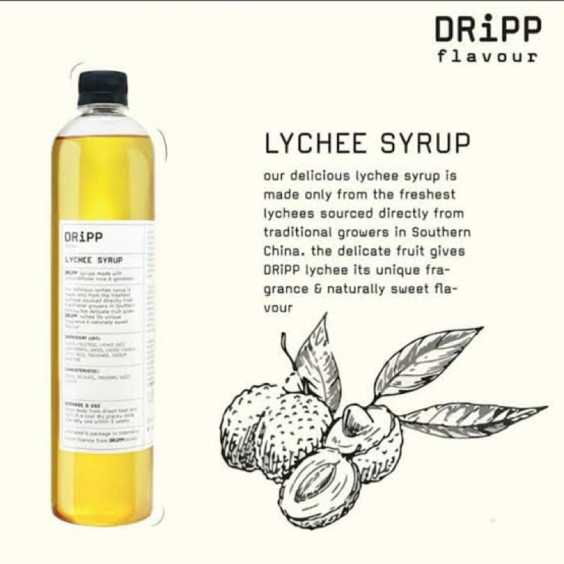 

Dripp Lyche syrup