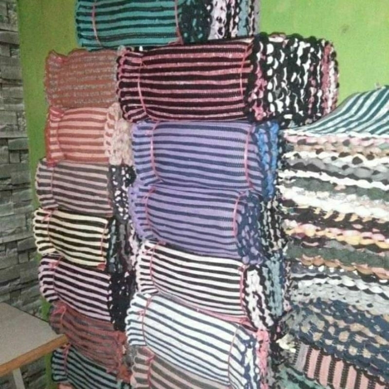 KESET TENUN/KESET RAJUT/KESET ANYAM/KESED KAIN PERCA..