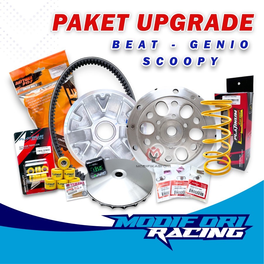 BEAT - PAKET UPGRADE KIRIAN CVT HONDA BEAT DELUXE GENIO BEAT FI-SCOOPY - BEAT ESP Pulley Bubut Beat 