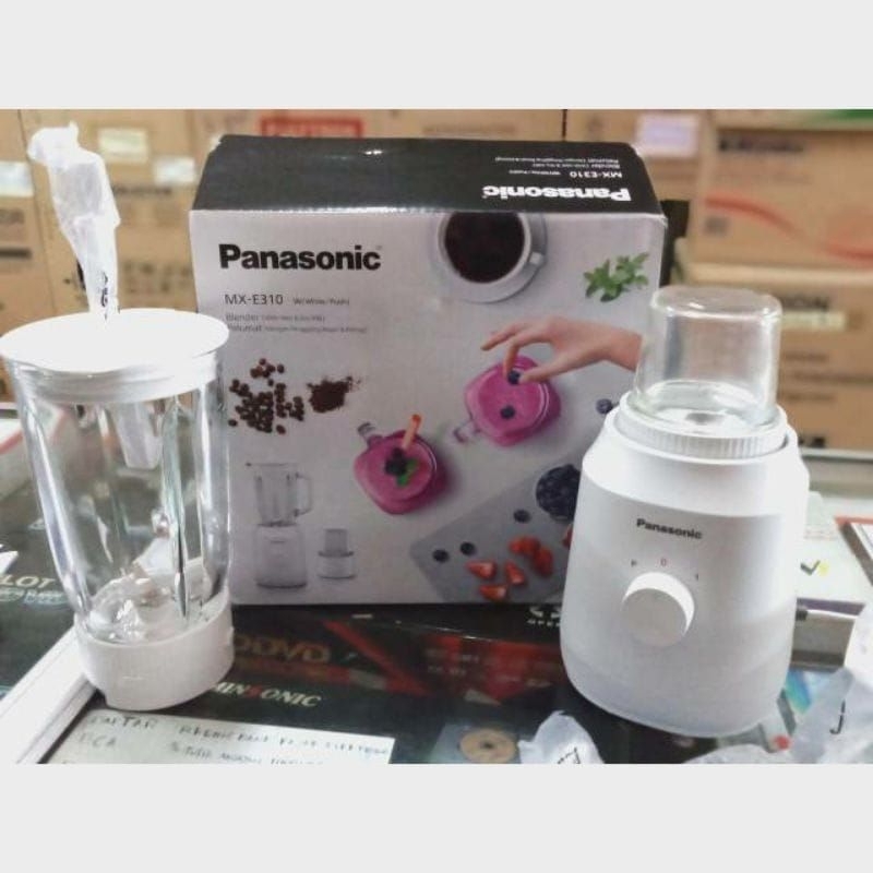 BLENDER PANASONIC BLENDER GLASS 1L 280watt MX-E310 WHITE