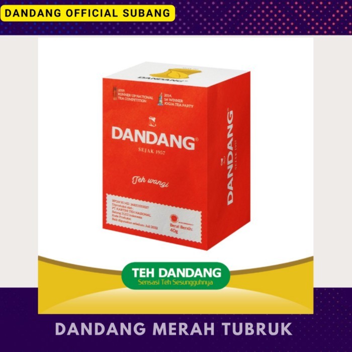 

Teh Dandang Merah 80gr - Teh Tubruk - 1 Slop isi 5 Box 80gr