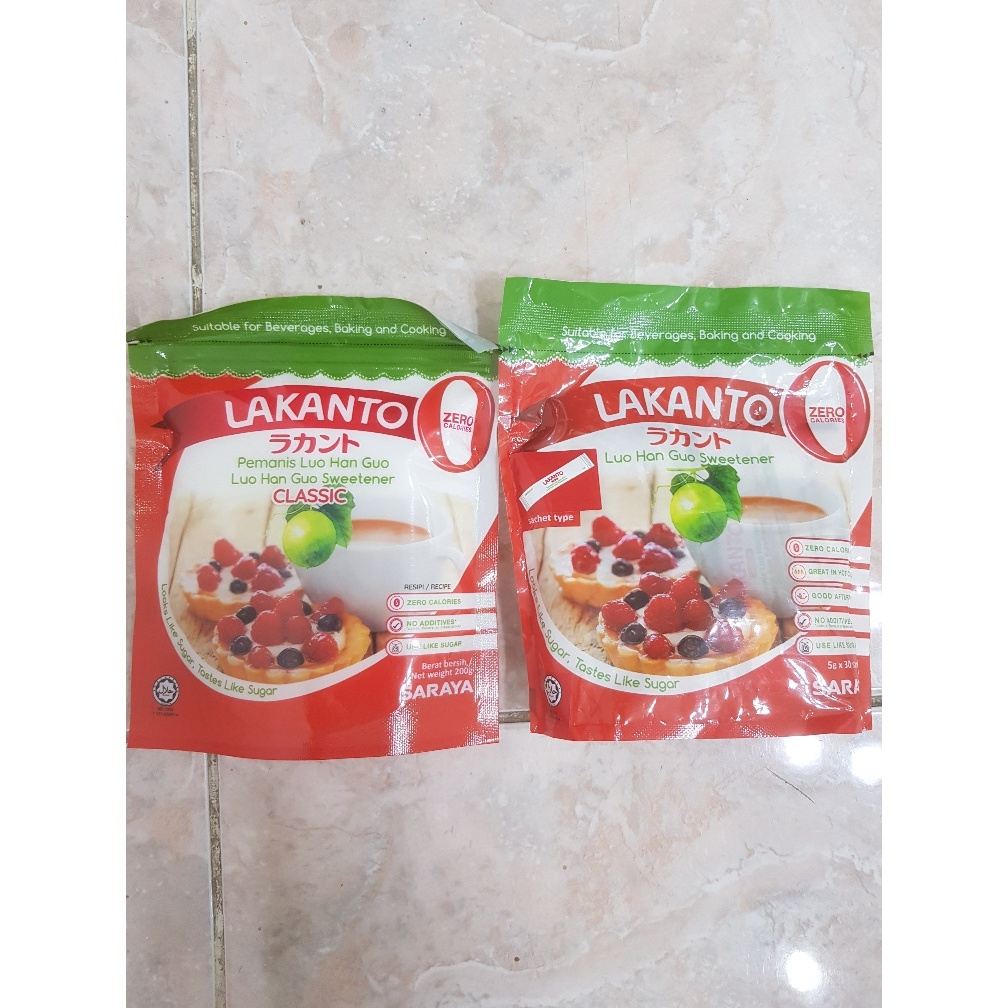 

Gula Keto Lakanto Luo Han Guo Sweetener - Ready Stock !