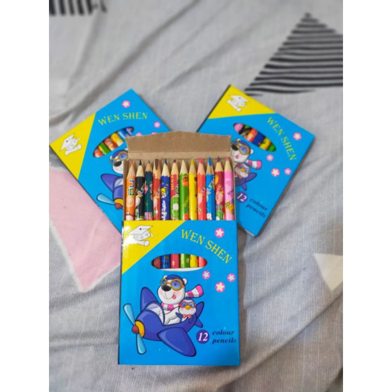 

pensil warna Wen Shen isi 12pcs