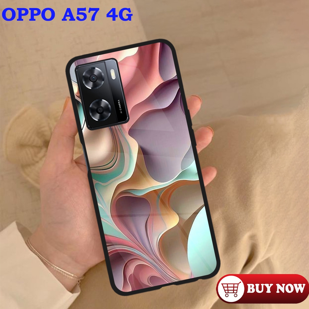 [AB01]Case Glossy CASE  OPPO A57 2022 | A77S | A77 4G | A57 5G | |CASING Kekinian Case Lucu MOTIF AB