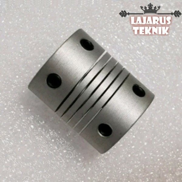 Flexible Coupling Rubber 6.35mm X 10 Mm CNC SILVER