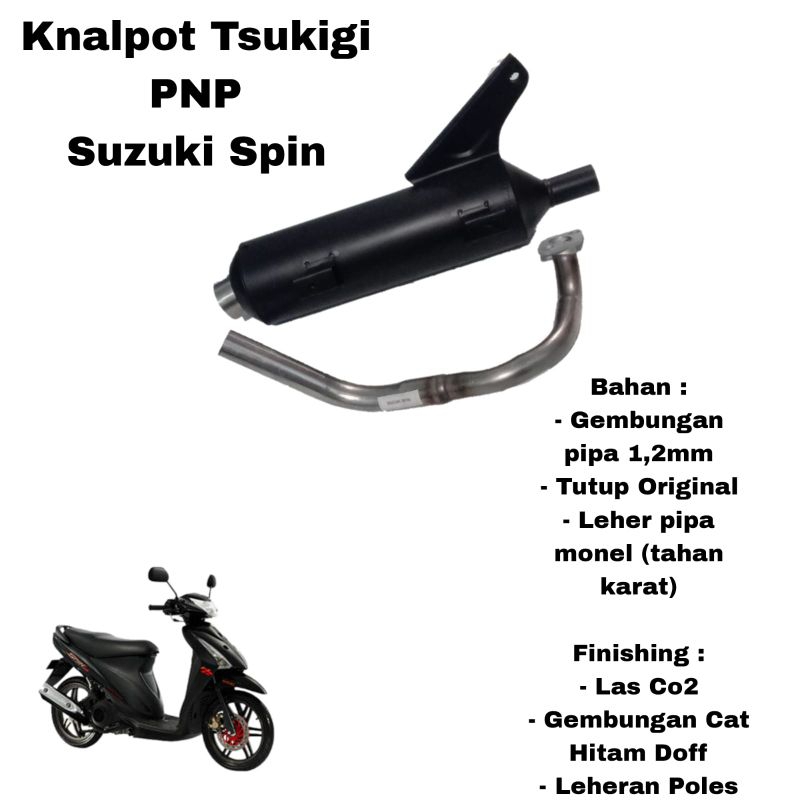 Knalpot Standard Racing Copy Cms Suzuki Spin