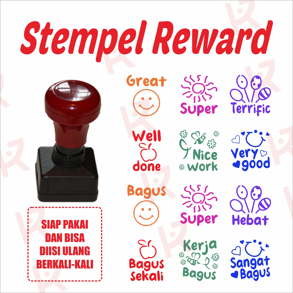 

STEMPEL REWARD PENILAIAN GURU TK / PAUD / RA / SD / MI