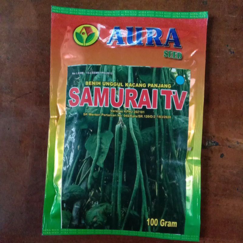 Kacang Panjang SAMURAI TV 100 GR✓AURA SEED