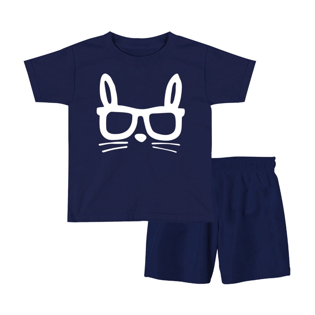 Setelan Anak perempuan dan laki laki Kaos Sehari hari Baju Anak Lengan Pendek Celana Anak / Kaos Ana