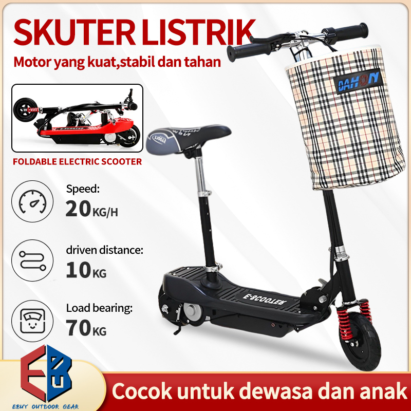 EBUY Skuter Elektrik /Skuter Listrik Mini / Electric Scooter/Foldable Smart Balance Wheel Hoverboard