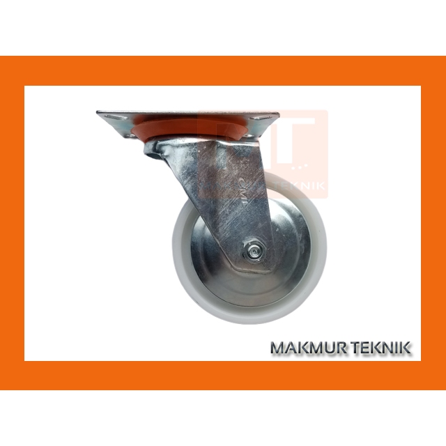 Roda Troli - Caster - Roda Nilon 4 inch Hidup