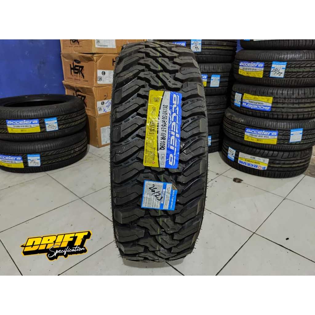 BAN BERGIGI MOBIL JIMNY KATANA FEROZA TAFT UKURAN 31X10,5 R15 ACCELERA MT