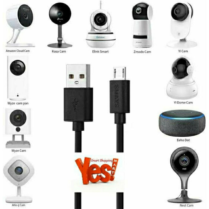 Kabel Micro USB Power buat CCTV IP Camera