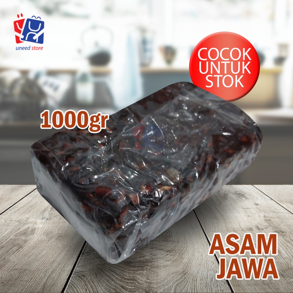 

ASAM JAWA / ASEM JAWA DAGING MURAH BAGUS CAP BERSAUDARA 1KG ASAM JAWA UNTUK SINOM 1000 GRAM