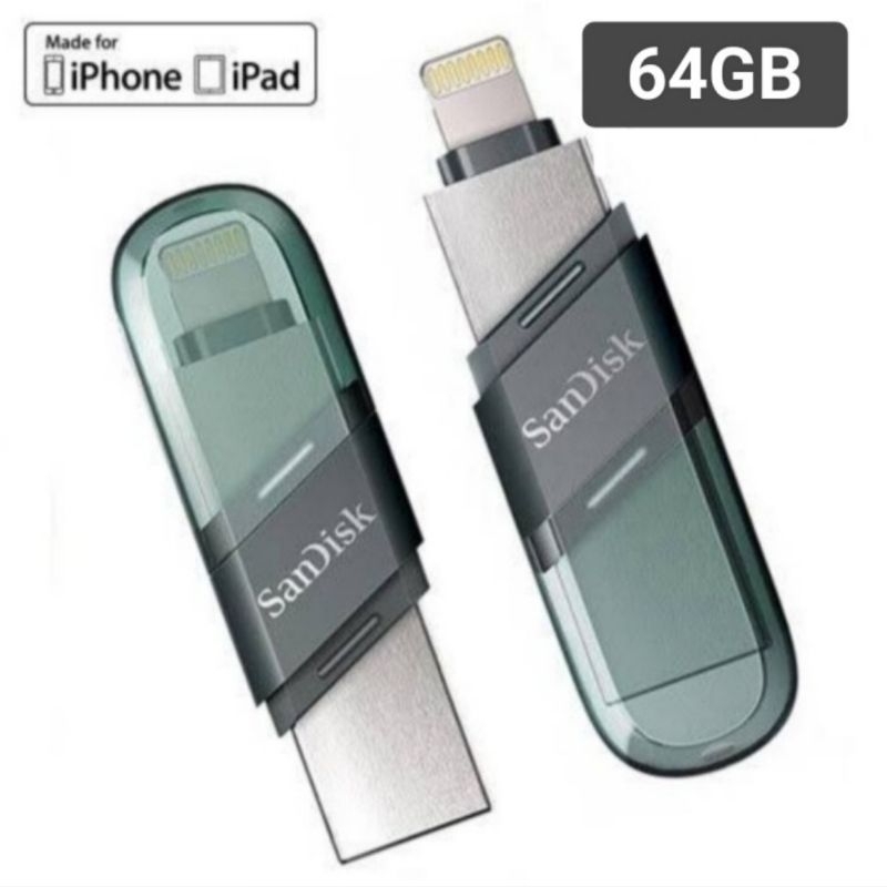 Flashdisk SANDISK IXPAND FLIP 64GB Flash Disk OTG Iphone Ipad 64 GB