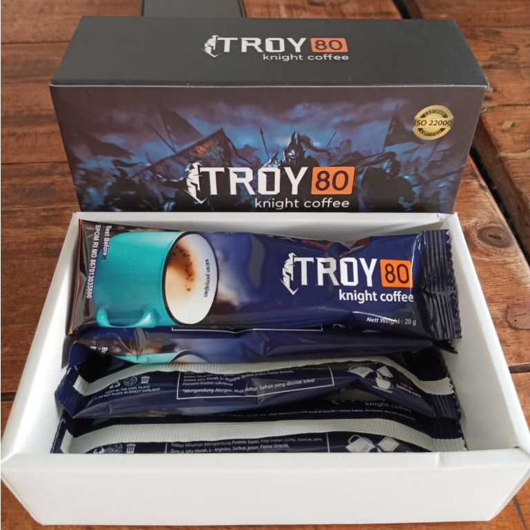 

Troy 80 Kopi Stamina Pria Herbal Bpom 1 Box Isi 5 Sachet