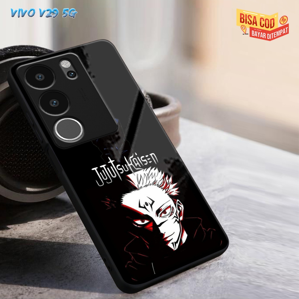 (CC230)CASING GLASS VIVO V29 5G CASING GLOSSY V29 5G CASE KACA VIVO V29 5G SOFTCASE VIVO V29 5G
