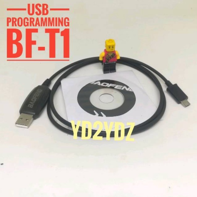 Termurah usb programming cable kabel program baofeng mini bf-t1 bft1 data radio bf t1 pofung taffwar