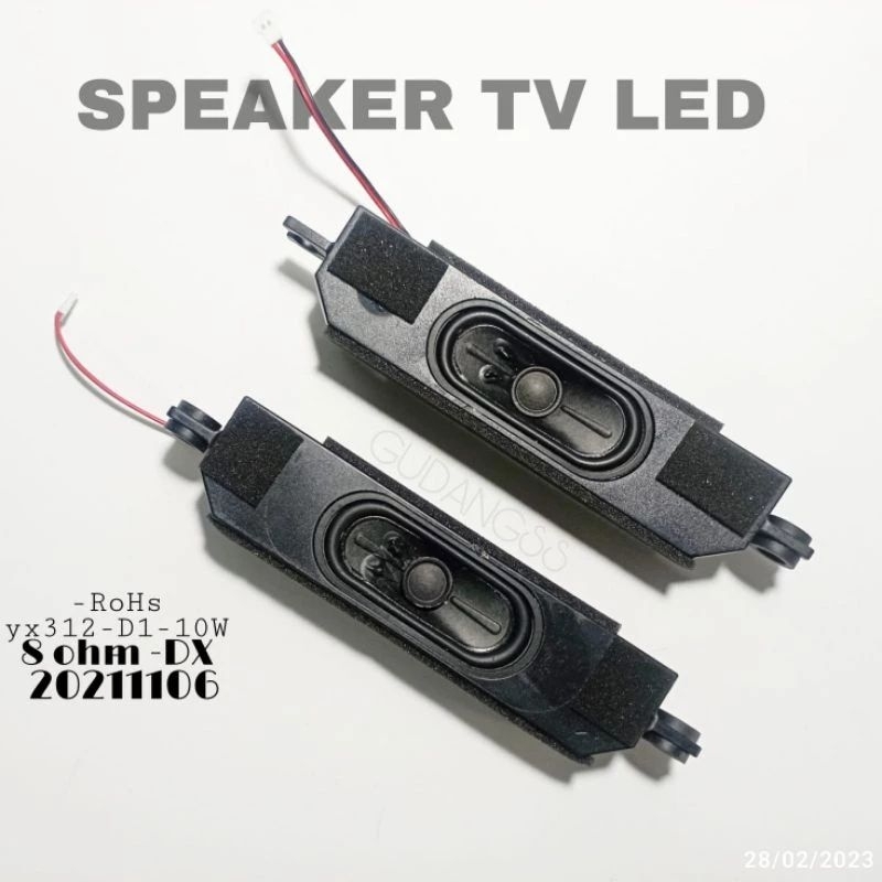 Speaker TV 8 ohm 10 Watt Suara jernih Bass