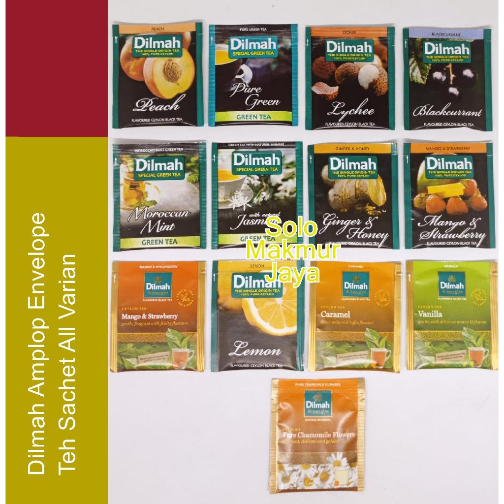 

Dilmah Amplop Envelope Teh Sachet All Varian Teh Dilmah Import