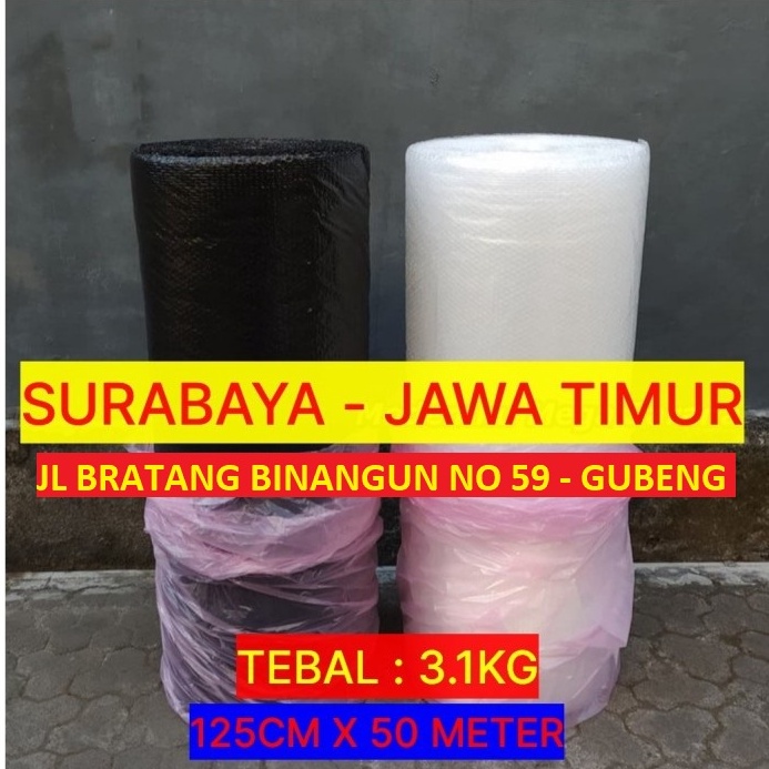 

12.12 HARGA GROSIR Buble Wrap Hitam 125cm x 50m murah