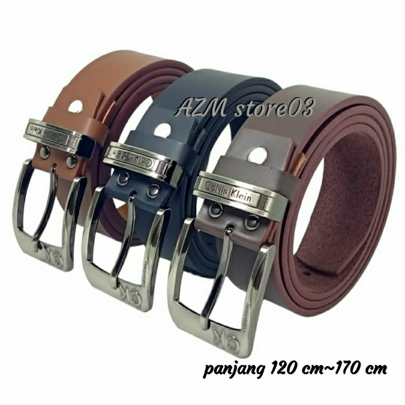 IKAT PINGGANG PRIA SABUK GESPER  KULIT PU SINTETIS JS039CK