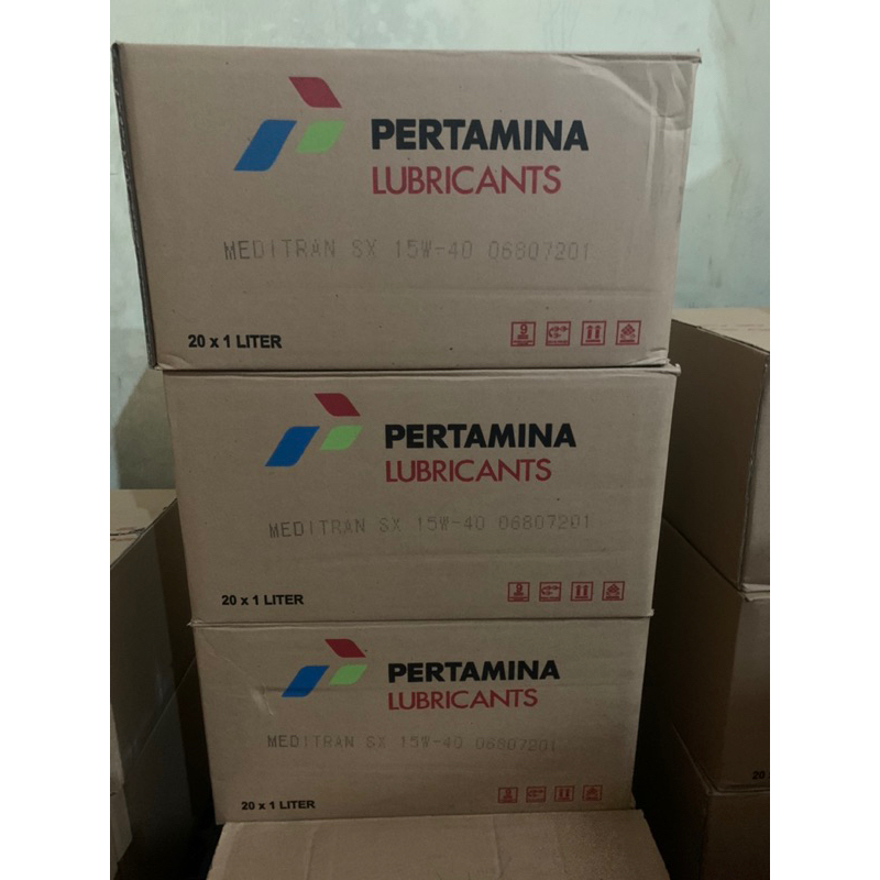 oli mesin diesel meditran SX 1 liter isi 20 botol