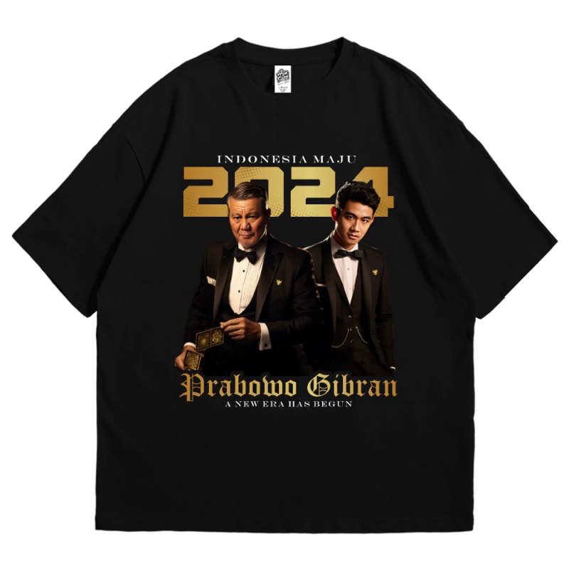 kaos prabowo gibran indonesia maju /kaos oversize unisex