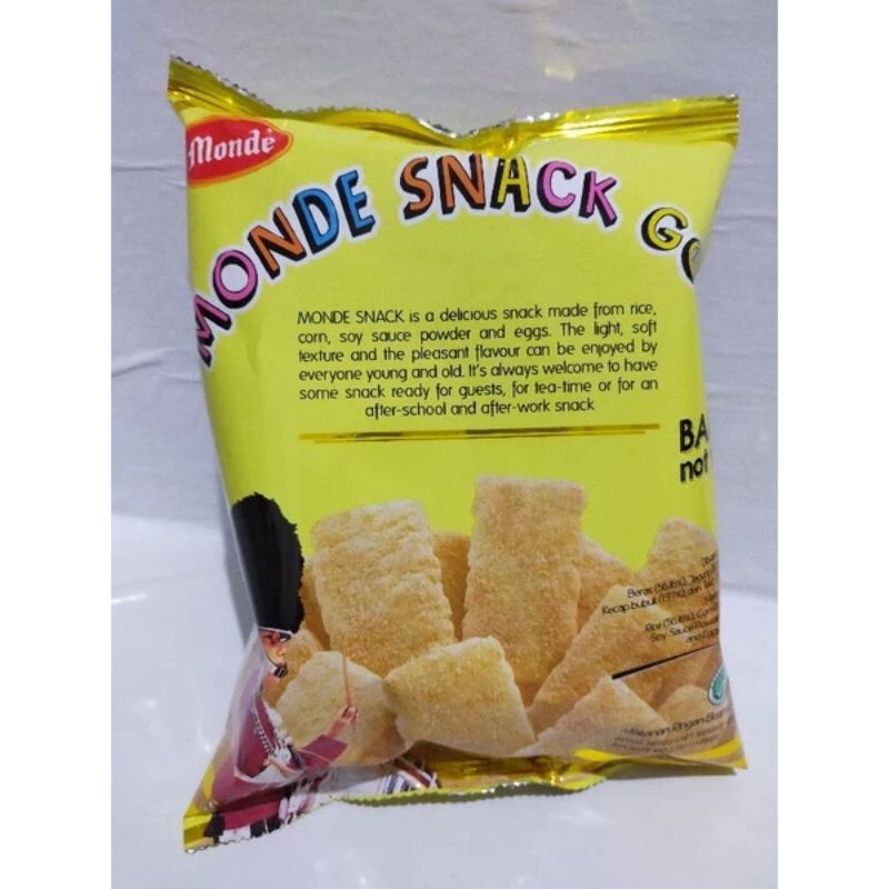 

MONDE SNACK GOLD 30 GRAM