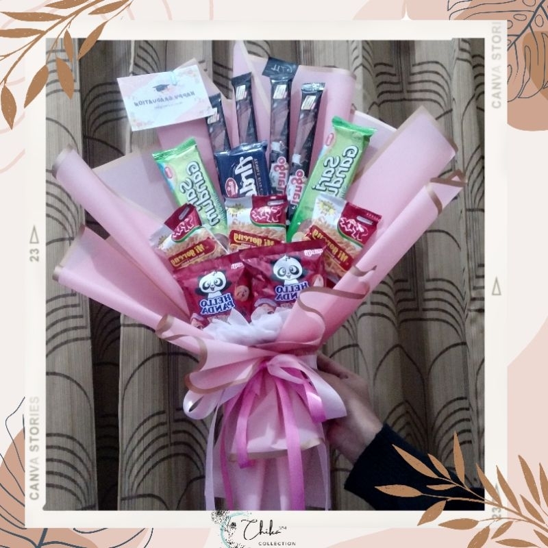 

Buket Snack/ buket jajan / buket cantik/ buket lucu