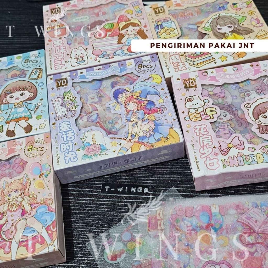 

Stiker Glitter 1box / Stiker Box Glitter DIY