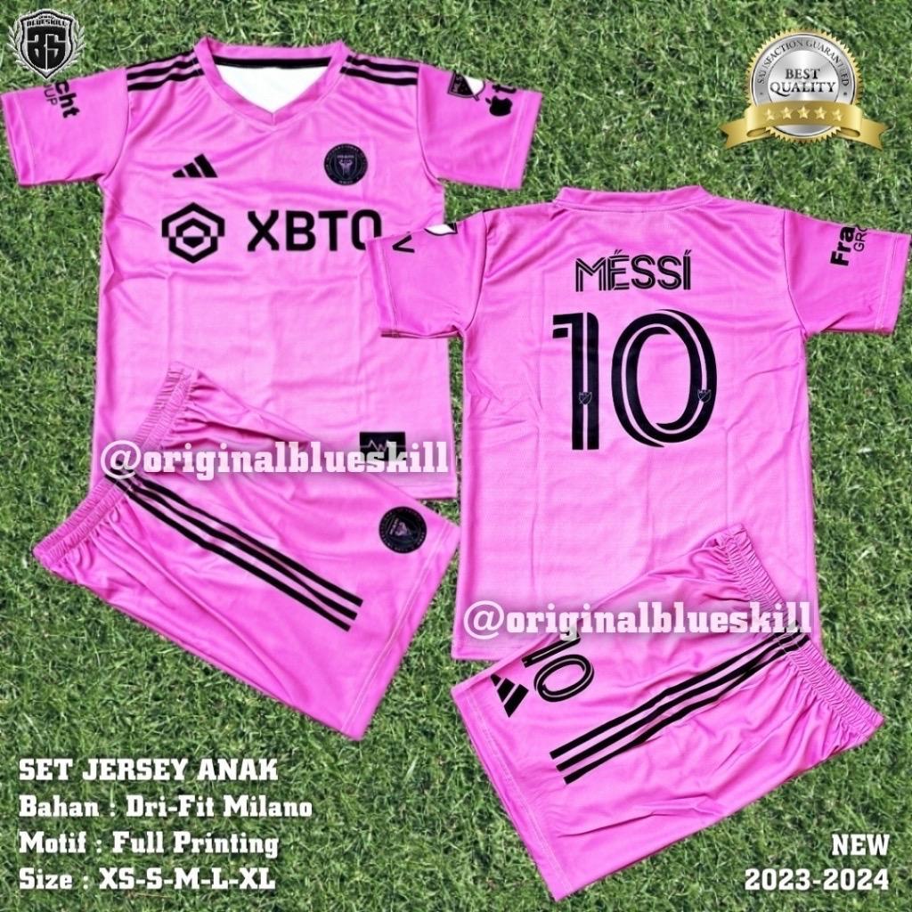 STELAN BAJU BOLA ANAK MESSI INTER MIAMI / JERSEY ANAK MESSI INTER MIAMI /JERSEY BOLA ANAK / STELAN B