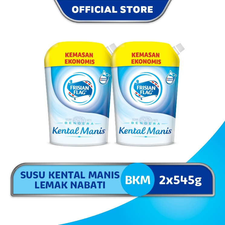 

Terbaru 12.12 Frisian Flag Bendera Kental Manis Pouch 545gr x 2 Pcs grosir