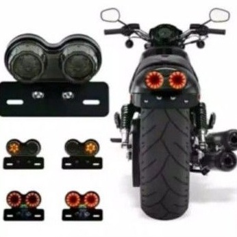 12.12 MALL Lampu Stoplamp led motor custom Lampu stop variasi untuk rx king harley, japstyle stop bu