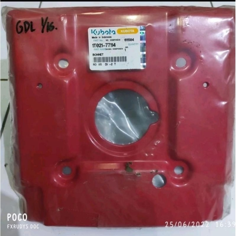 Bonnet kubota RD85 DI  2 T S  original
