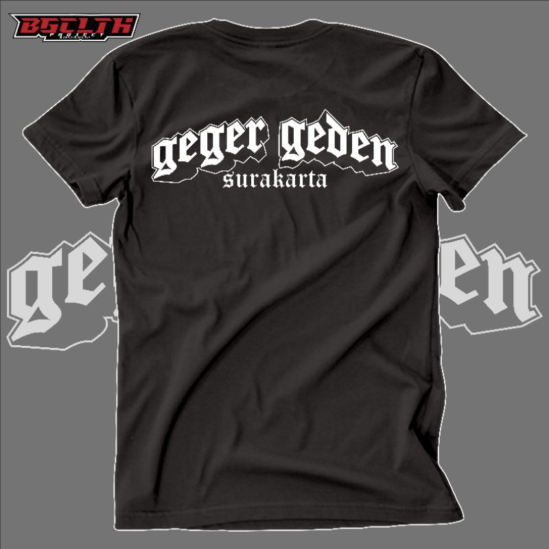 kaos GEGER GEDEN SURAKARTA ORIGINAL MERC LIMITED EDITION