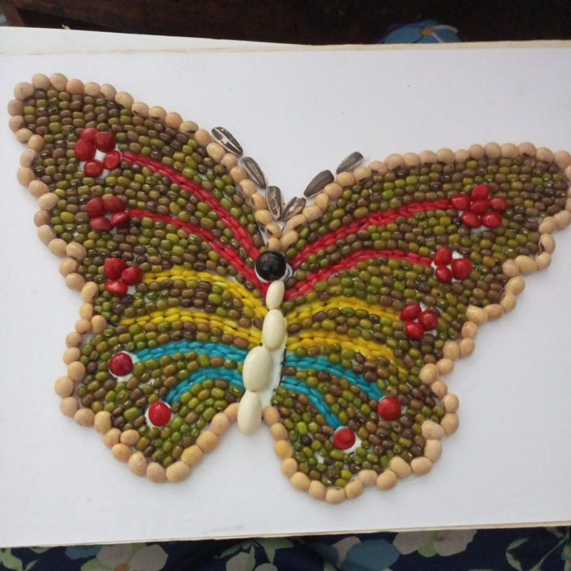 

Kolase Kupu Kupu Kacang Hijau