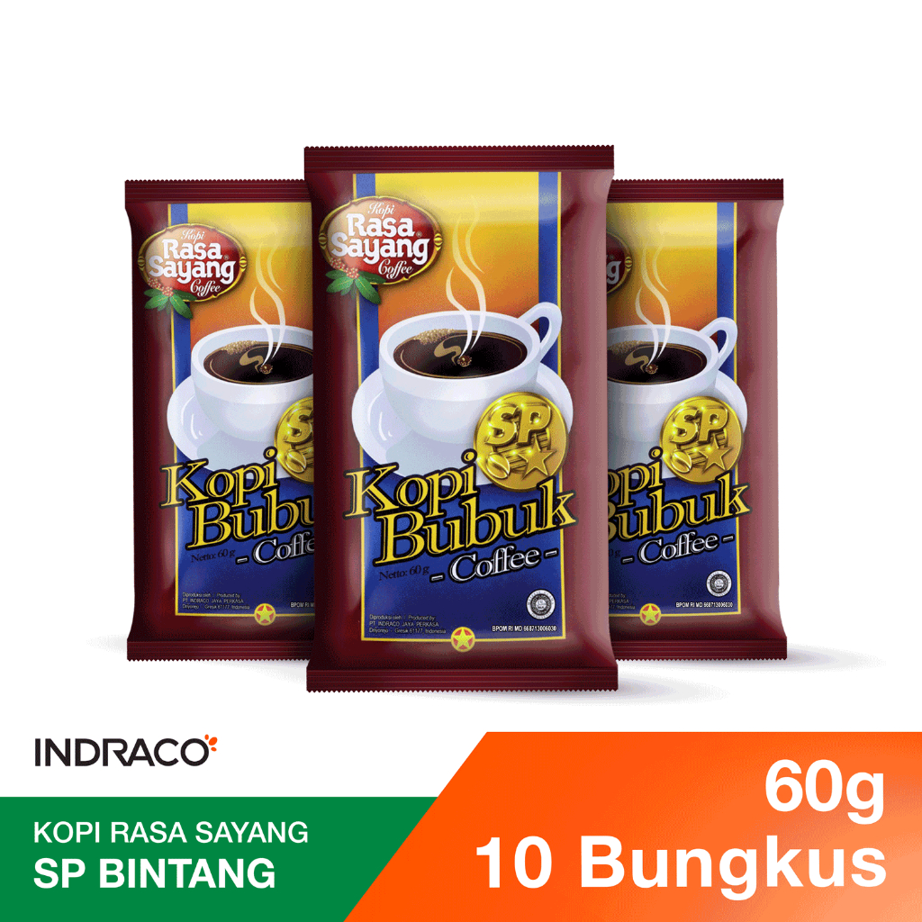 

Rasa Sayang Kopi SP Bintang (10 sachets x 60g)