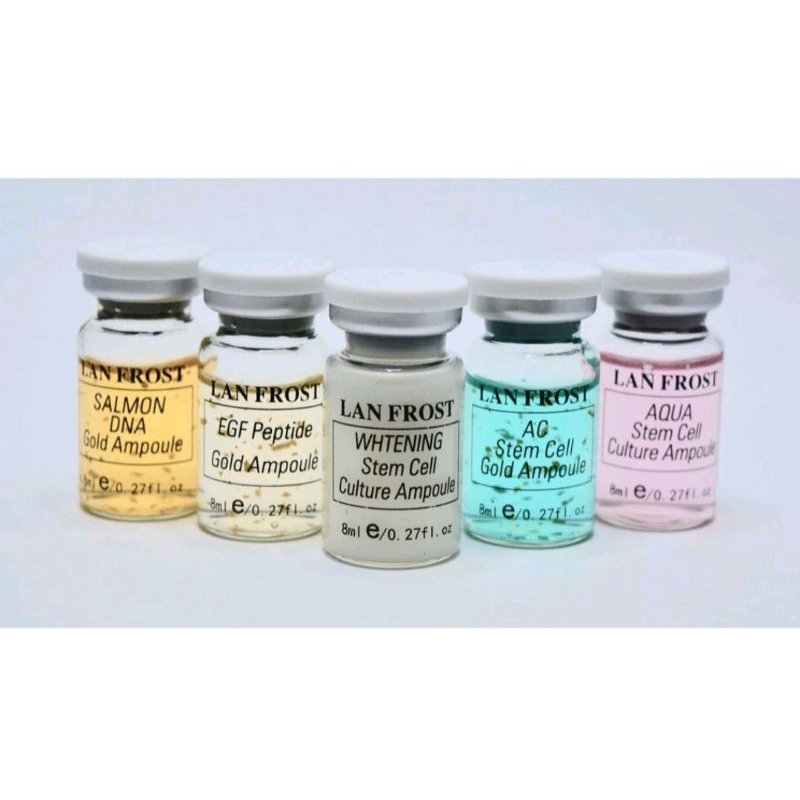 SERUM LAN FROST/MERK STYVE AC STEM CELL PEPTIDE SALMON,ACNE,GOLD, WHITENING,AQUA STEM CELL