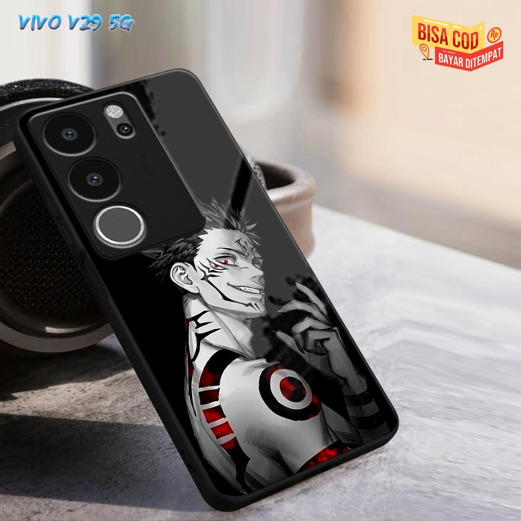 (CC243)CASING GLASS VIVO V29 5G CASING GLOSSY V29 5G CASE KACA VIVO V29 5G SOFTCASE VIVO V29 5G